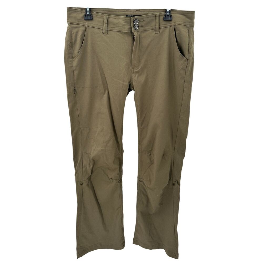 Prana Halle Green Kahki  Pants // 12